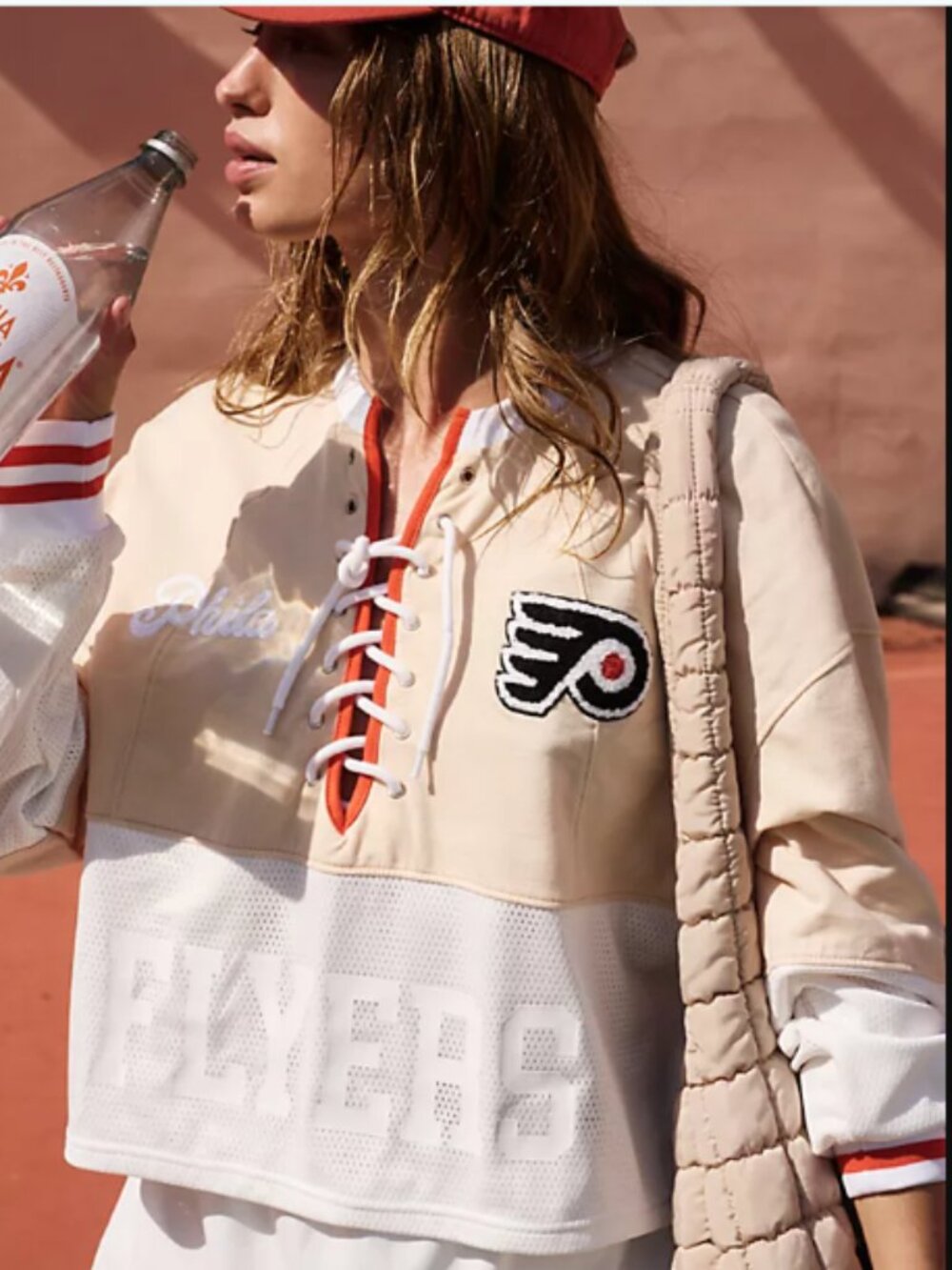 NWT Free People Movement x Wild Collective Philadelphia Flyers Cropped Layer XL
